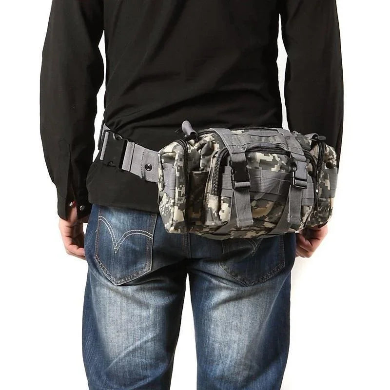 TactiCarry™ Modular Tactical Shoulder & Waist Bag | Military-Grade Waterproof Nylon | Outdoor, Hiking & Training Gear | UK Free Shipping