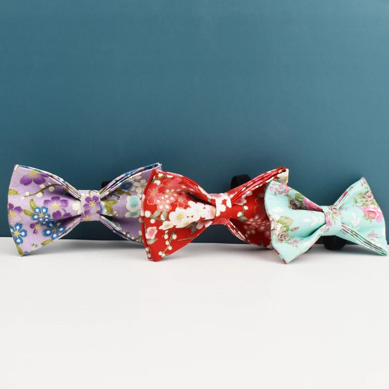 Primavia Signature™ Customisable Dog Collar & Lead Set | Laser Engraved Name & Phone | Luxury Metal Hardware & Exclusive Prints | UK Free Shipping