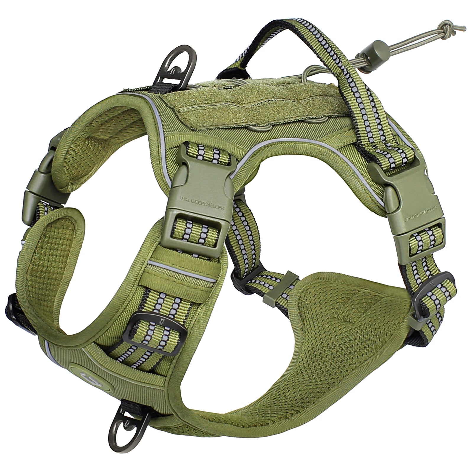 K9 AeroHarness™ Tactical Dog Vest | Lightweight No-Pull Harness with Reflective Straps | Adjustable MOLLE System | Breathable Mesh Design | UK Free Shipping