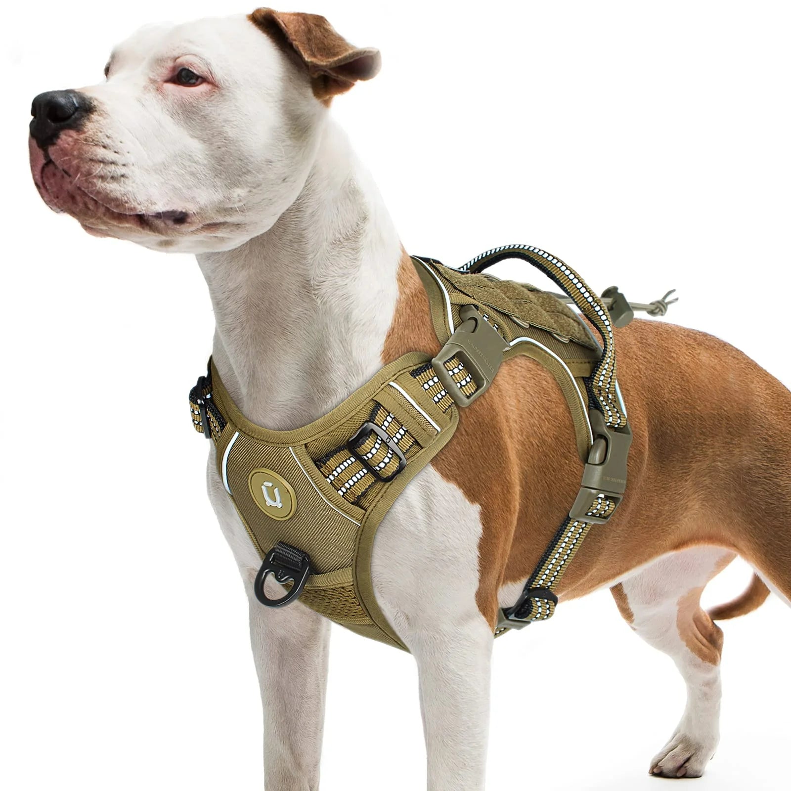 K9 AeroHarness™ Tactical Dog Vest | Lightweight No-Pull Harness with Reflective Straps | Adjustable MOLLE System | Breathable Mesh Design | UK Free Shipping