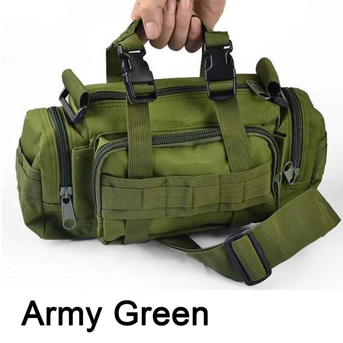 TactiCarry™ Modular Tactical Shoulder & Waist Bag | Military-Grade Waterproof Nylon | Outdoor, Hiking & Training Gear | UK Free Shipping
