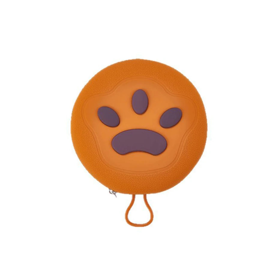 PawPrint™ 2-in-1 Foldable Travel Bowl | Dual Food & Water Dish | Portable Silicone Dog Feeder | UK Free Shipping