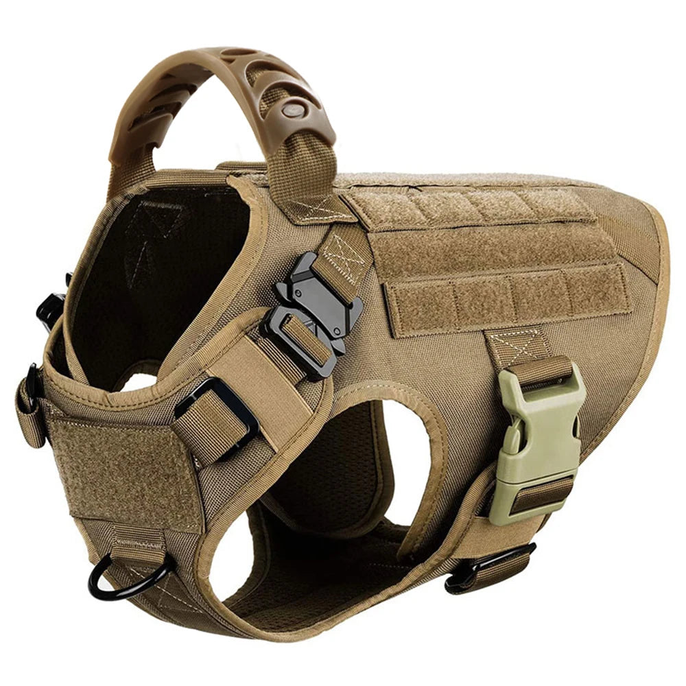 K9 Armor™ Tactical Dog Harness | Military-Grade Training Vest for German Shepherd, Malinois & Large Breeds | Heavy-Duty Handle | UK Free Shipping