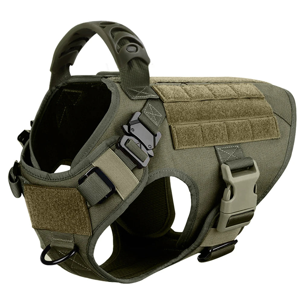 K9 Armor™ Tactical Dog Harness | Military-Grade Training Vest for German Shepherd, Malinois & Large Breeds | Heavy-Duty Handle | UK Free Shipping