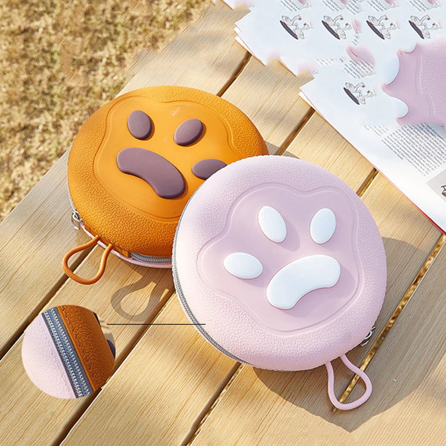 PawPrint™ 2-in-1 Foldable Travel Bowl | Dual Food & Water Dish | Portable Silicone Dog Feeder | UK Free Shipping