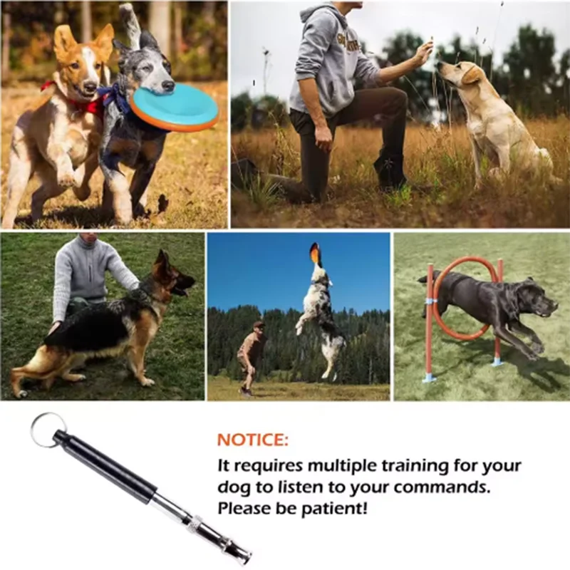 SonicRecall™ Ultrasonic Dog Training Whistle | Adjustable Frequency Recall Tool | Stainless Steel | UK Free Shipping