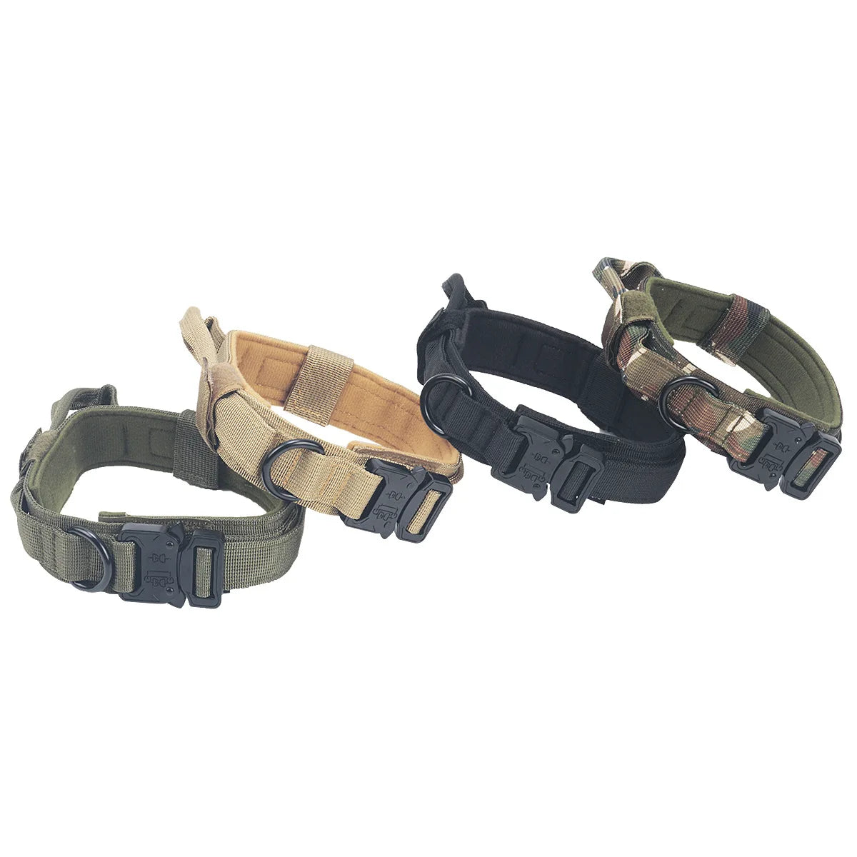 K9 Force™ Tactical Dog Collar | Heavy-Duty Metal Buckle & Soft Padded Lining | Adjustable Military-Grade Nylon | UK Free Shipping