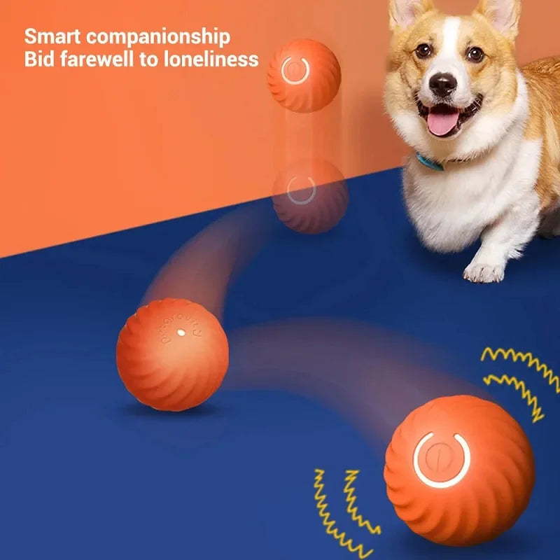 Primavia™ Smart Motion Ball | Automatic Moving & Bouncing Interactive Toy for Dogs | USB Rechargeable Active Play Ball