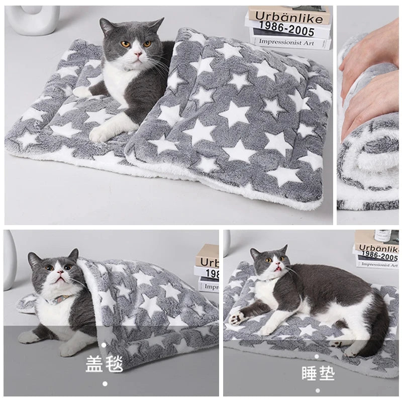 ComfyCloud™ Ultra Soft Fleece Blanket for Pets | Washable &amp; Cosy Mat for Cats &amp; Dogs | UK Free Shipping