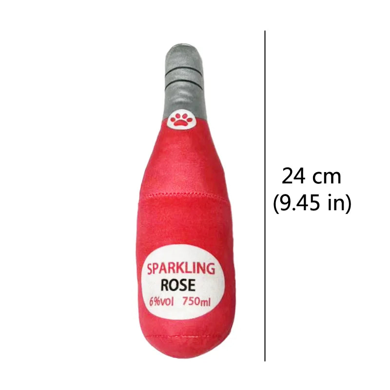 Primavia™ PlushBrew™ Collection | Squeaky Bottle Toys for Dogs | Beer, Whisky, Tequila & More | UK Free Shipping