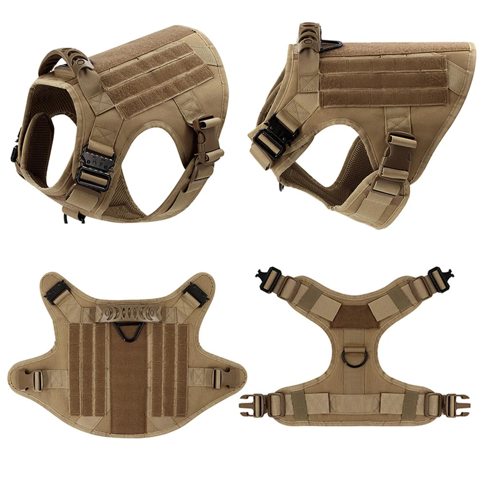 K9 Armor™ Tactical Dog Harness | Military-Grade Training Vest for German Shepherd, Malinois & Large Breeds | Heavy-Duty Handle | UK Free Shipping