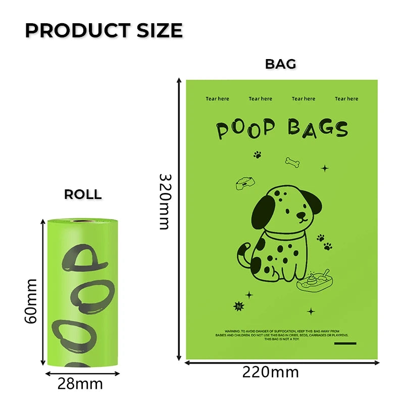 Primavia™ Eco Poop Bag Set | Biodegradable Lavender-Scented Bags with Dispenser