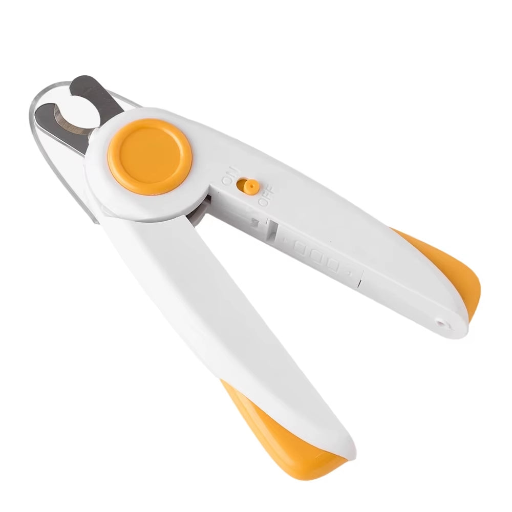 PawClip™ LED Pet Nail Trimmer | Precision Nail Clippers with Safety Light & Built-In File | UK Free Shipping