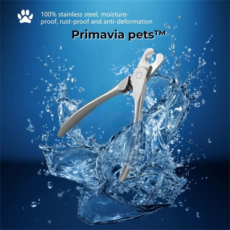 Primavia™ Precision Nail Clipper | Safe & Precise Grooming for Dogs & Cats