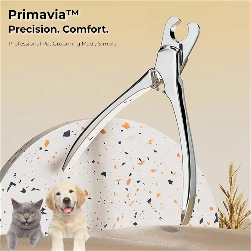 Primavia™ Precision Nail Clipper | Safe & Precise Grooming for Dogs & Cats